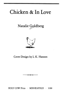 Chicken & In Love by Natalie Goldberg